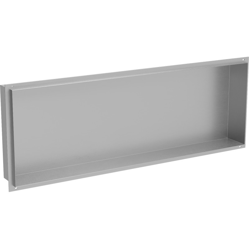 Mexen X-Wall-NR nástěnná police bez límce 90 x 30 cm, inox - 1911903010