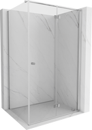 Mexen Mist-F skládací sprchový kout pravý 90 x 75 cm, transparentní, chrom - 8A6T-090-075-01-00-P