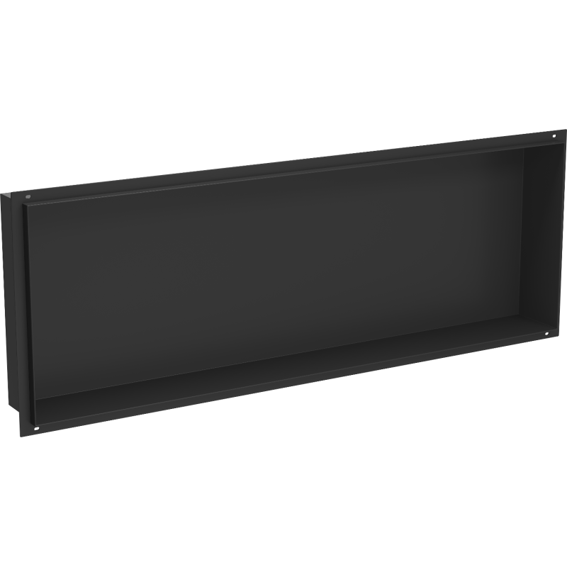Mexen X-Wall-NR vestavná police bez límce 90 x 30 cm, černá - 1971903010