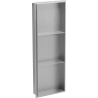 Mexen X-Wall-NR nástěnná police bez límce s policí 90 x 30 cm, inox - 1911903010S