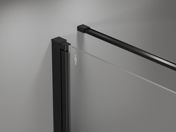 Mexen Mist-F skládací sprchová kabina pravá 95 x 80 cm, černý rám, černá - 8A6T-095-080-70-70-P