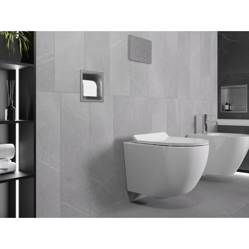 Mexen X-Wall-P držák na toaletní papír, inox - 1913