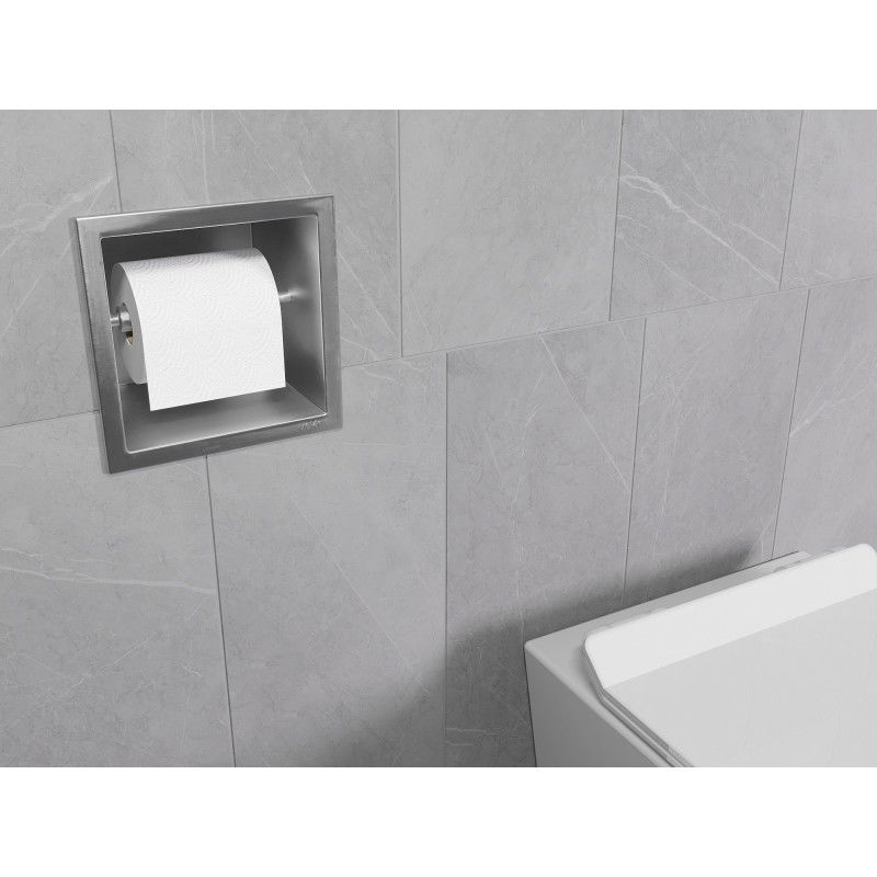 Mexen X-Wall-P držák na toaletní papír, inox - 1913