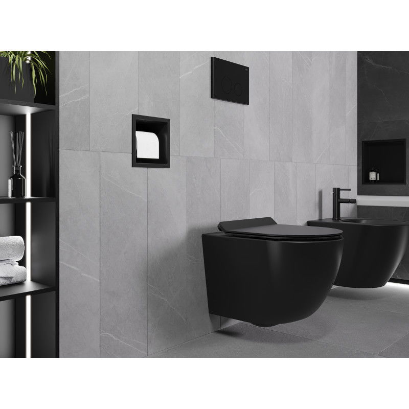 Mexen X-Wall-P držák toaletního papíru, černý - 1973