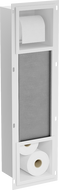 Mexen X-Wall-BP držák na toaletní papír se zásobníkem, bílý - 1924