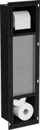 Mexen X-Wall-BP držák toaletního papíru s úložným prostorem, černý - 1974