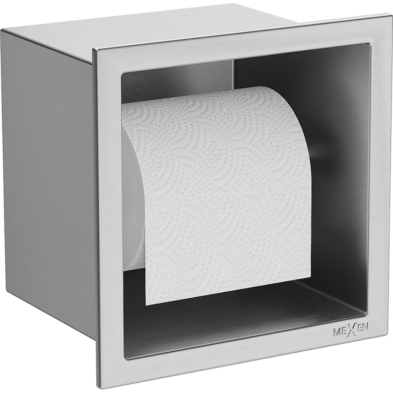 Mexen X-Wall-P držák na toaletní papír, inox - 1913