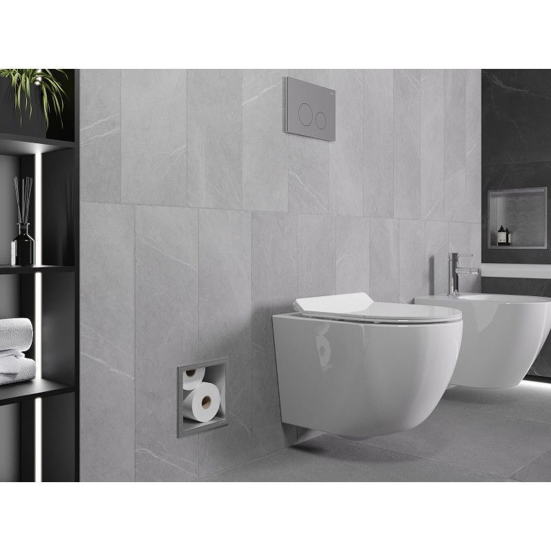 Mexen X-Wall-B držák na toaletní papír, inox - 1915