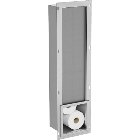 Mexen X-Wall-B zásobník na toaletní papír, inox - 1915