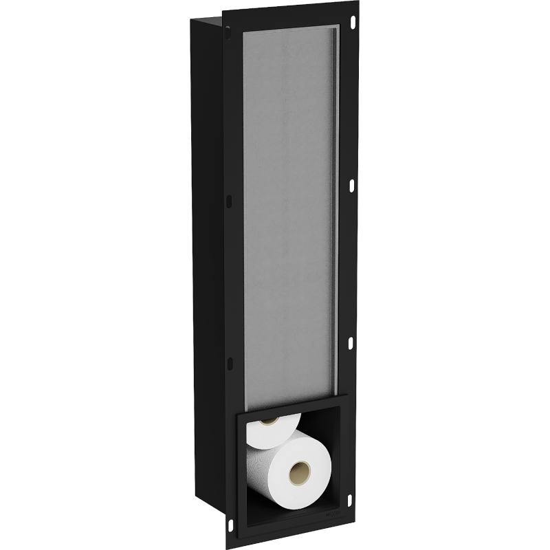 Mexen X-Wall-B zásobník na toaletní papír, černý - 1975