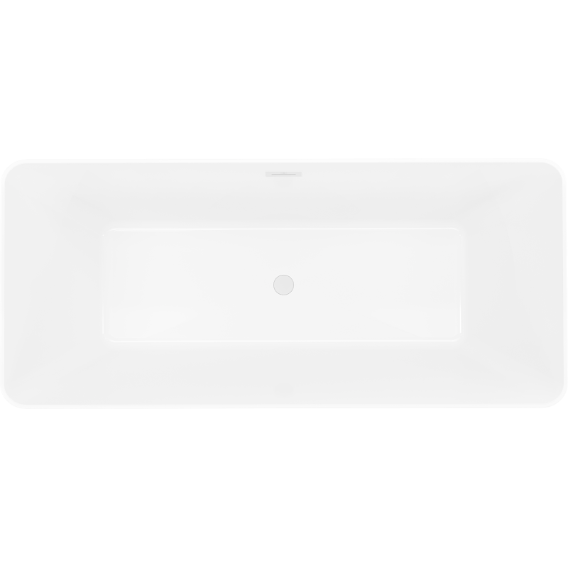 Mexen Velo Slim volně stojící vana 170 x 75 cm, bílá, bílý přepad - 52811707500-20
