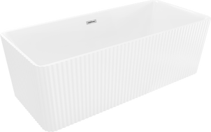 Mexen Nila volně stojící vana 170 x 75 cm, bílá, přepad chrom - 52841708000-01