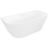 Mexen Oris volně stojící vanová vana 150 x 75 cm, bílá, bílý přepad - 52871507500-20