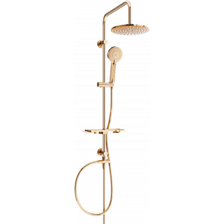 Mexen T40 sprchová sloupka, růžové zlato - 798404093-60