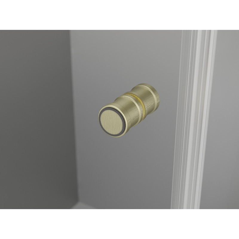 Mexen Mist-F sprchový kout skládací pravý 95 x 85 cm, transparentní, zlatý kartáčovaný - 8A6T-095-085-55-00-P