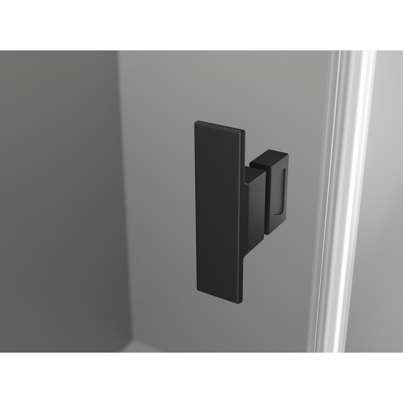 Mexen Mist-B sprchové dveře otevírací levé 80 cm, černý rám, černé - 8A2-080-000-70-70-L