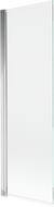 Mexen Mist vanová zástěna 1-křídlová 70 x 150 cm, transparentní, chrom - 8A9-070-001-01-00