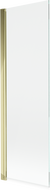 Mexen Mist vanová zástěna 1-křídlová 70 x 150 cm, transparentní, zlatá - 8A9-070-001-50-00