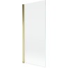 Mexen Mist sprchová zástěna 1-křídlová 80 x 150 cm, transparentní, zlatá - 8A9-080-001-50-00