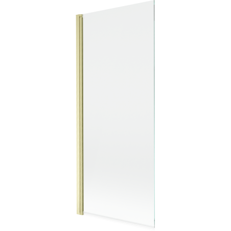 Mexen Mist vanová zástěna 1-křídlá 80 x 150 cm, transparentní, zlatý kartáčovaný - 8A9-080-001-55-00