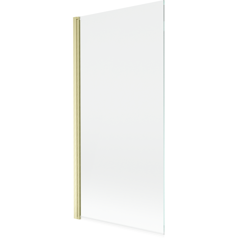 Mexen Mist sprchová zástěna 1-dílná 90 x 150 cm, průhledná, kartáčovaná zlatá - 8A9-090-001-55-00