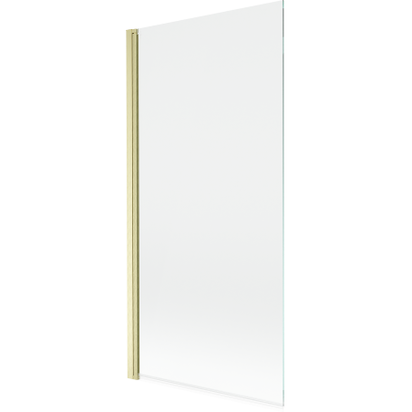 Mexen Mist sprchová zástěna 1-dílná 90 x 150 cm, průhledná, kartáčovaná zlatá - 8A9-090-001-55-00