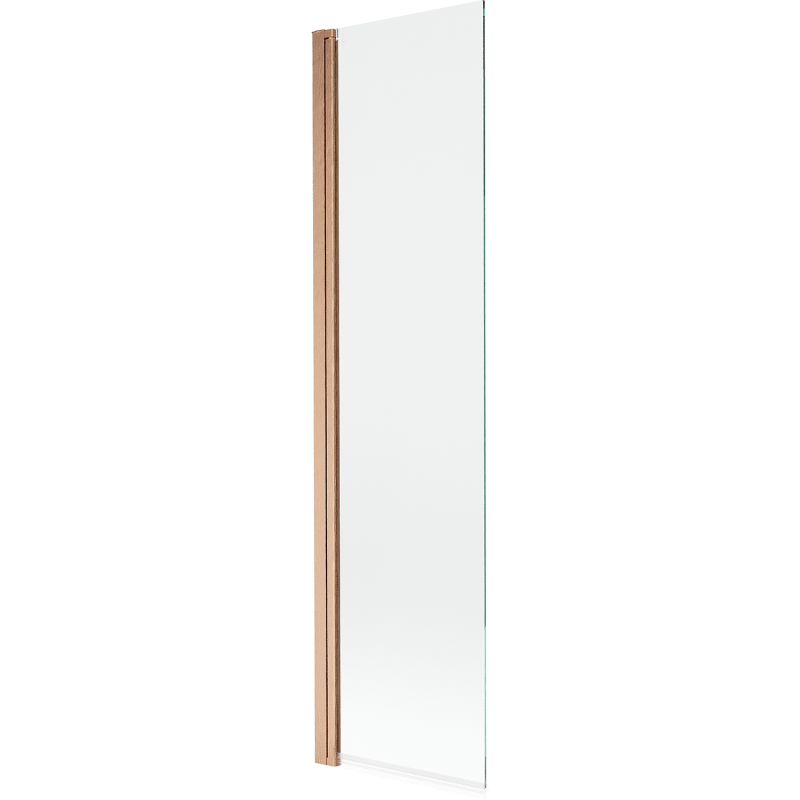 Mexen Mist sprchová zástěna 1-křídlová 50 x 150 cm, transparentní, kartáčovaná měď - 8A9-050-001-65-00