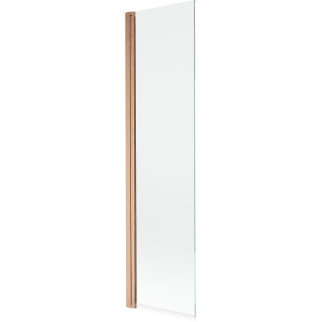 Mexen Mist sprchová zástěna 1-křídlová 50 x 150 cm, transparentní, kartáčovaná měď - 8A9-050-001-65-00