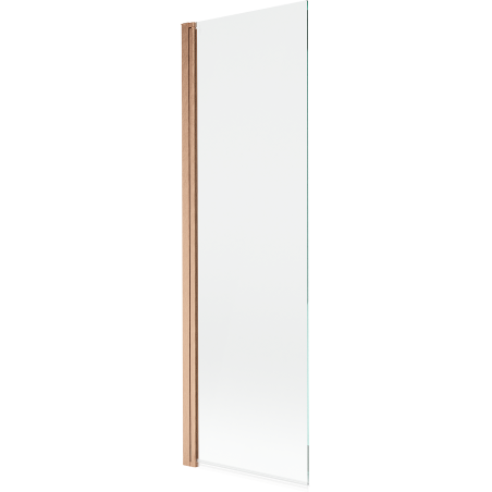 Mexen Mist sprchová zástěna 1křídlová 70 x 150 cm, transparentní, kartáčovaná měď - 8A9-070-001-65-00