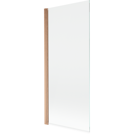 Mexen Mist sprchová zástěna 1-křídlová 80 x 150 cm, transparentní, kartáčovaná měď - 8A9-080-001-65-00