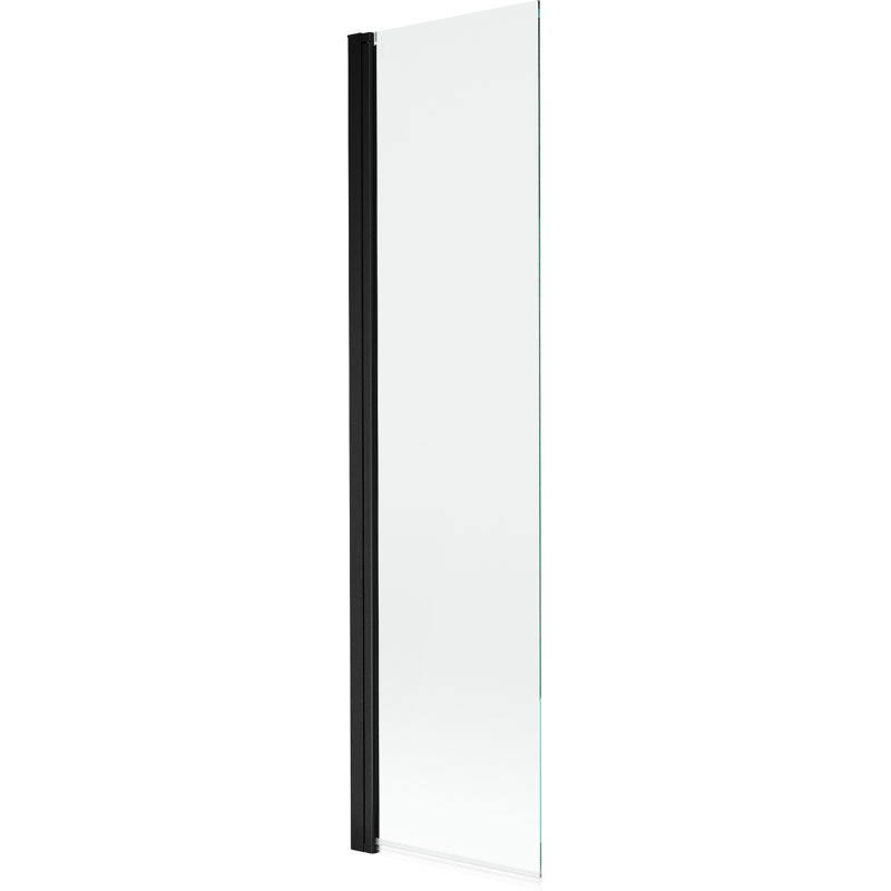 Mexen Mist vanová zástěna 1-křídlová 50 x 150 cm, transparentní, černá - 8A9-050-001-70-00