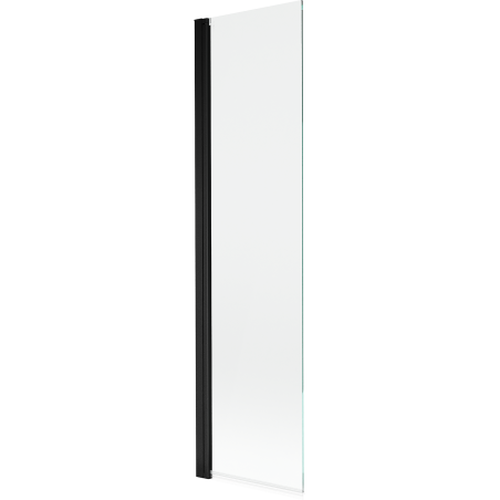 Mexen Mist vanová zástěna 1-křídlová 50 x 150 cm, transparentní, černá - 8A9-050-001-70-00