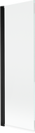 Mexen Mist sprchová zástěna 1-křídlová 60 x 150 cm, transparentní, černá - 8A9-060-001-70-00