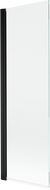 Mexen Mist sprchová zástěna 1-křídlová 70 x 150 cm, transparentní, černá - 8A9-070-001-70-00