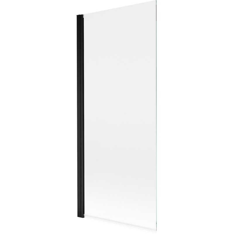 Mexen Mist paravan do vany 1-křídlový 80 x 150 cm, transparentní, černý - 8A9-080-001-70-00