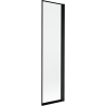 Mexen Mist sprchový panel 1-křídlový pravý 50 x 150 cm, černý rámeček, černý - 8A9-050-001-70-70-P