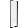 Mexen Mist sprchová zástěna 1-křídlová pravá 60 x 150 cm, černý rámeček, černá - 8A9-060-001-70-70-P