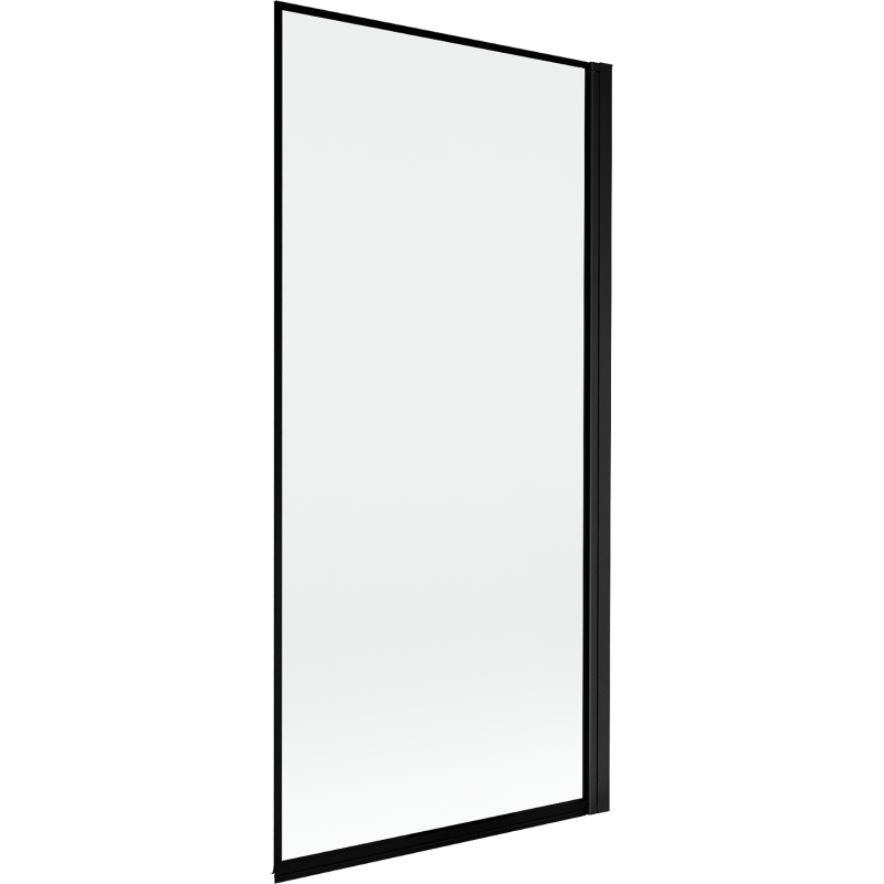 Mexen Mist sprchová zástěna jednodílná pravá 90 x 150 cm, černý rámeček, černý - 8A9-090-001-70-70-P