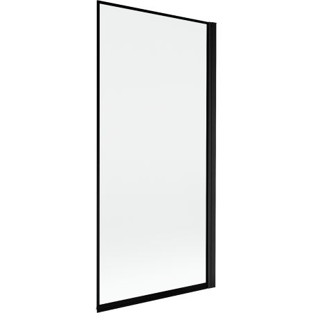 Mexen Mist sprchová zástěna jednodílná pravá 90 x 150 cm, černý rámeček, černý - 8A9-090-001-70-70-P