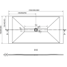 Mexen Toro obdélníkový sprchový kout SMC 180 x 70 cm, černý - 43707018