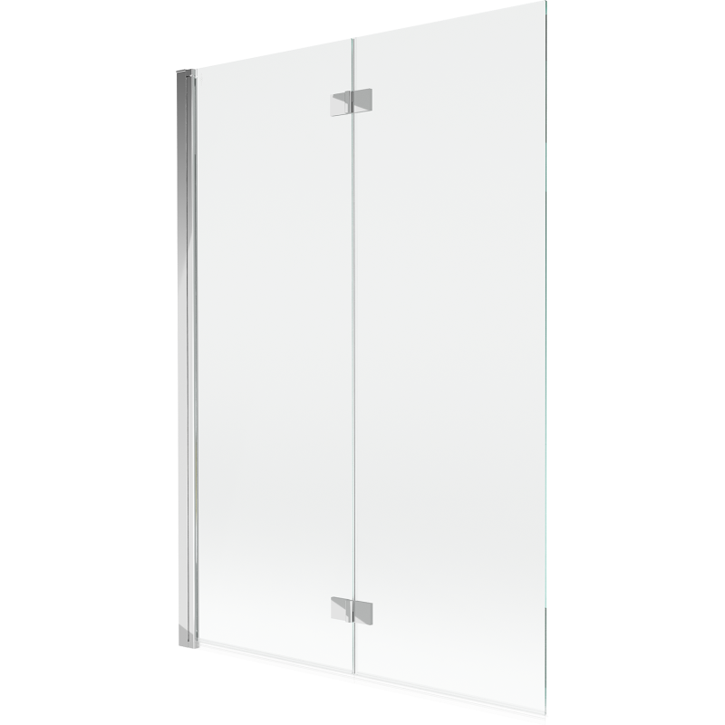 Mexen Mist vana paravan 2-křídlové levé 120 x 150 cm, průhledné, chrom - 8A9-120-002-01-00-L