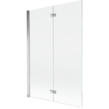 Mexen Mist vana paravan 2-křídlové levé 120 x 150 cm, průhledné, chrom - 8A9-120-002-01-00-L