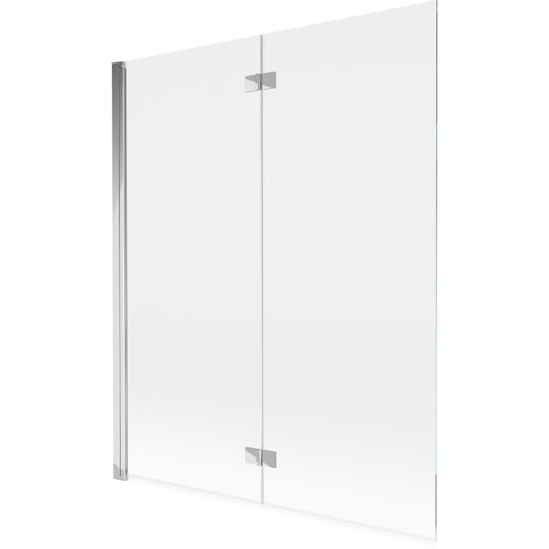 Mexen Mist sprchová zástěna 2křídlá levá 140 x 150 cm, transparentní, chrom - 8A9-140-002-01-00-L