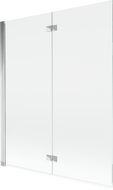Mexen Mist sprchová zástěna 2křídlá levá 140 x 150 cm, transparentní, chrom - 8A9-140-002-01-00-L