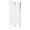 Mexen Mist vanová zástěna dvoukřídlá pravá 90 x 150 cm, transparentní, chrom - 8A9-090-002-01-00-P