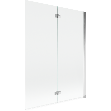 Mexen Mist sprchová zástěna 2-křídlá pravá 130 x 150 cm, transparentní, chrom - 8A9-130-002-01-00-P