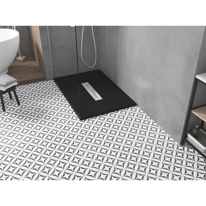 Mexen Toro obdélníkový sprchový kout SMC 100 x 80 cm, černý - 43708010