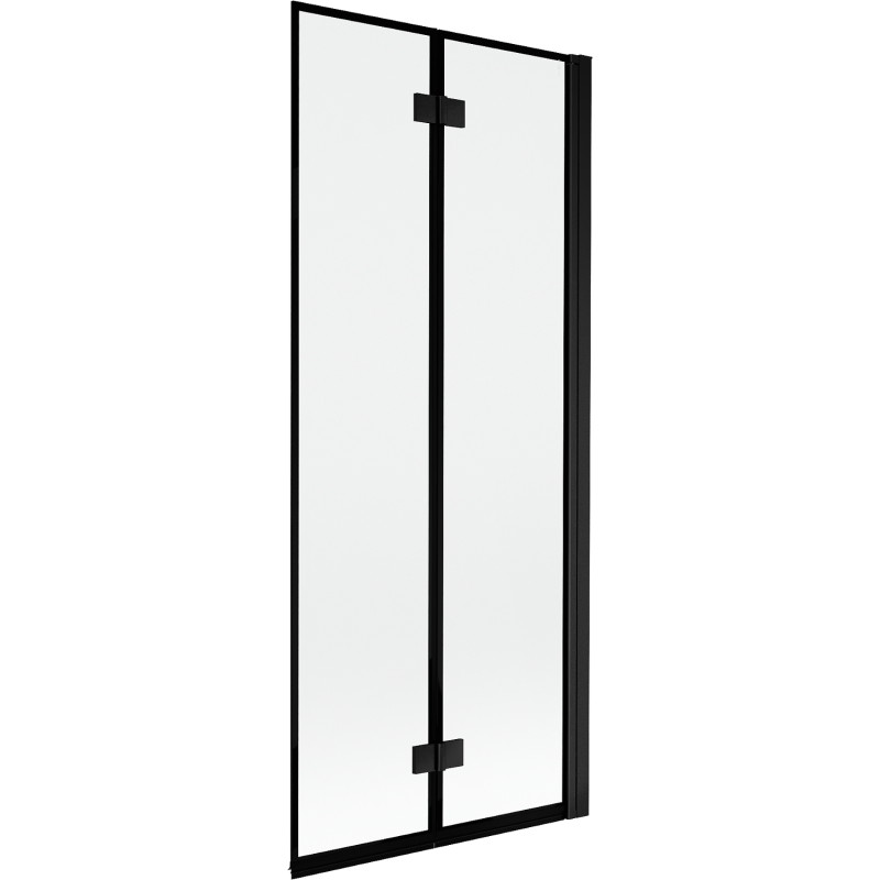 Mexen Mist sprchový kout se 2 křídly, pravý, 80 x 150 cm, černý rám, černý - 8A9-080-002-70-70-P