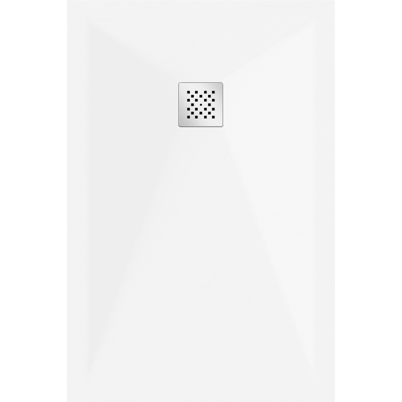Mexen Stone+ obdélníkový kompozitový sprchový kout 130 x 70 cm, bílý - 44107013