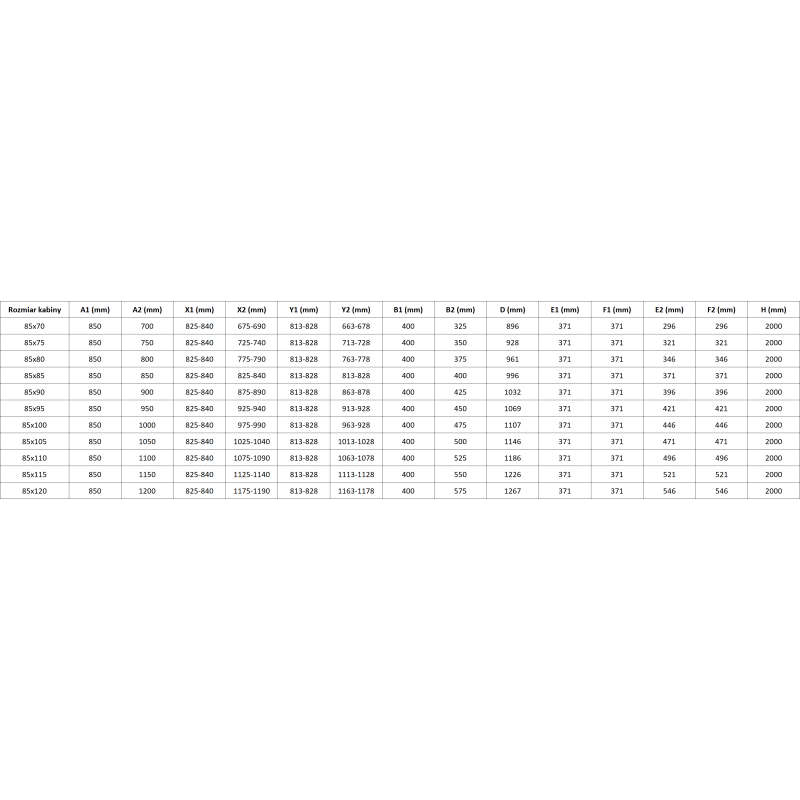 Mexen Mist-F Duo sprchový kout skládací pravý 85 x 90 cm, transparentní, černý - 8A6-085L-090P-70-00